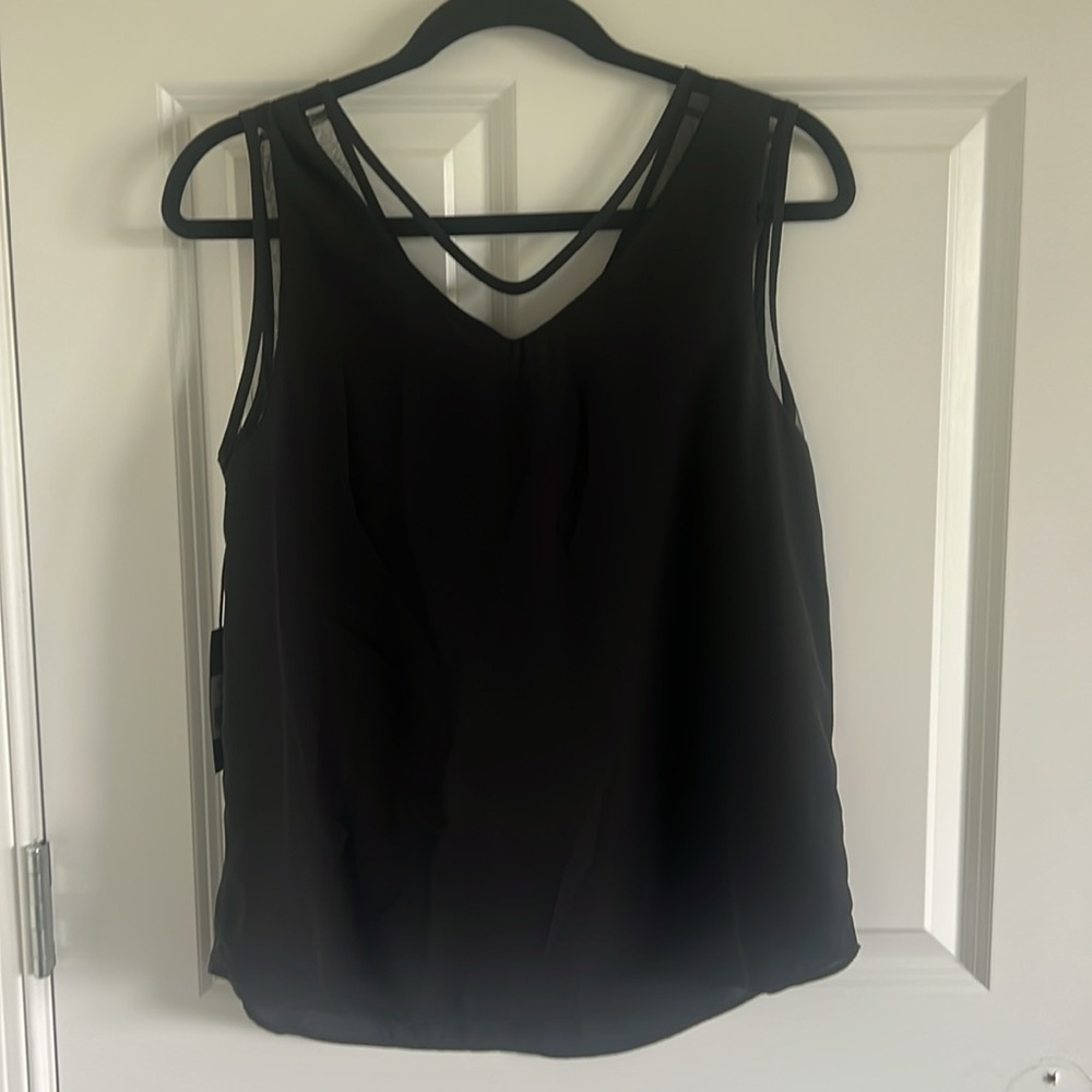 NWT Black Tape Size Small Black/Noir Tank top - Picture 6 of 8